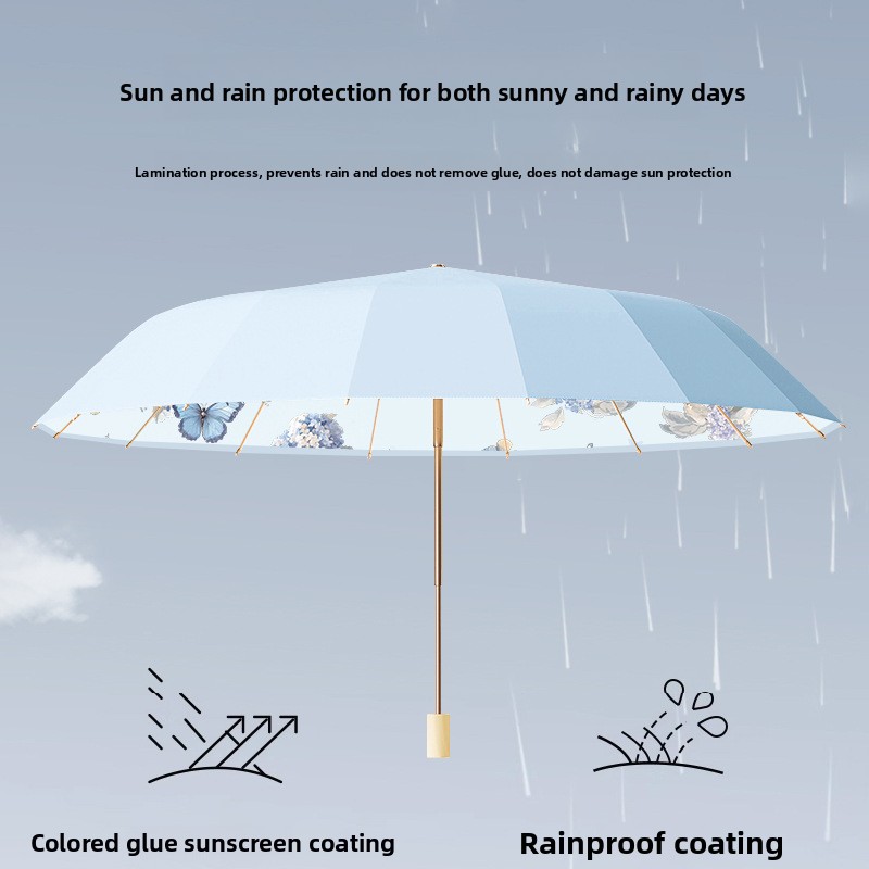 Vintage 16 Ribs Umbrella Large - Parasol Umbrella Large reseña y precio