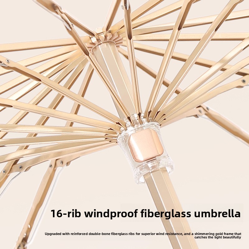 Vintage 16 Ribs Umbrella Large - Parasol Umbrella Large reseña y precio