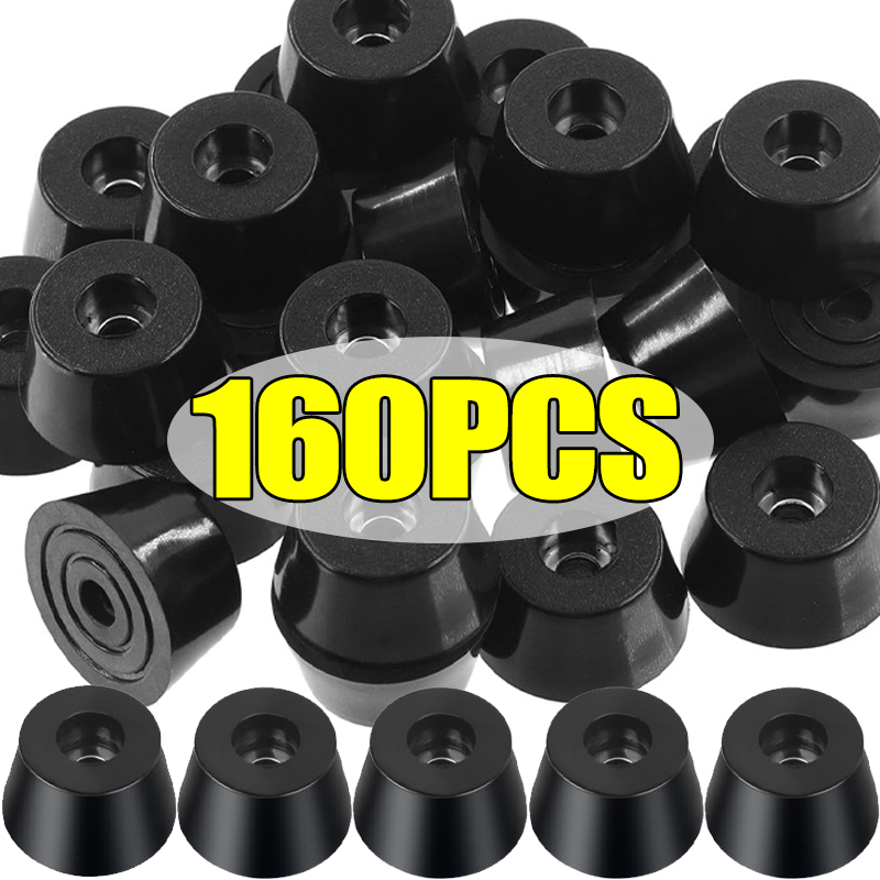 8/160Pcs Cone Rubber Foot Pads - Outdoor Furniture Pads reseña y precio