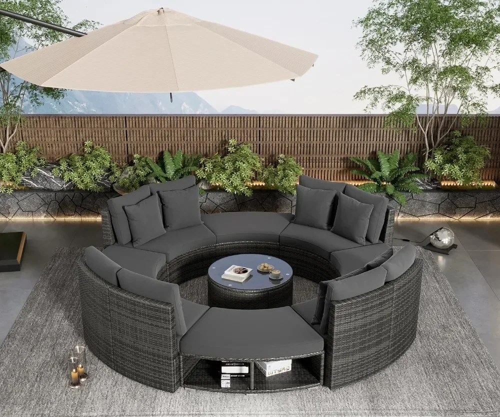 v Outdoor Furniture Sets Luxur - Outdoor Furniture Lounge Set reseña y precio