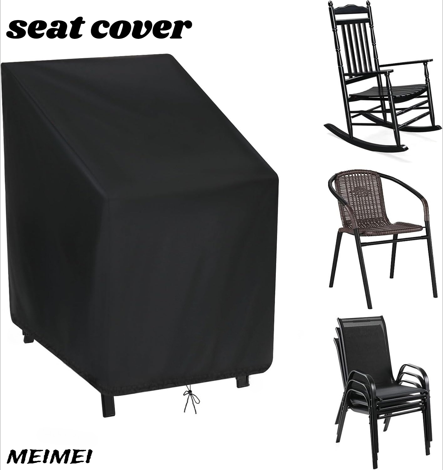 Stacked Chair Dust Cover Stora - Outdoor Furniture Sofa reseña y precio