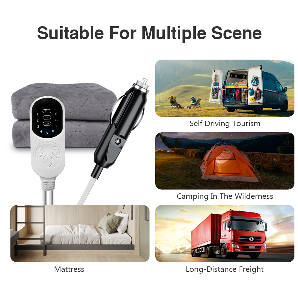 12V Cars Electric Blanket Heat - Outdoor Furniture Pads reseña y precio