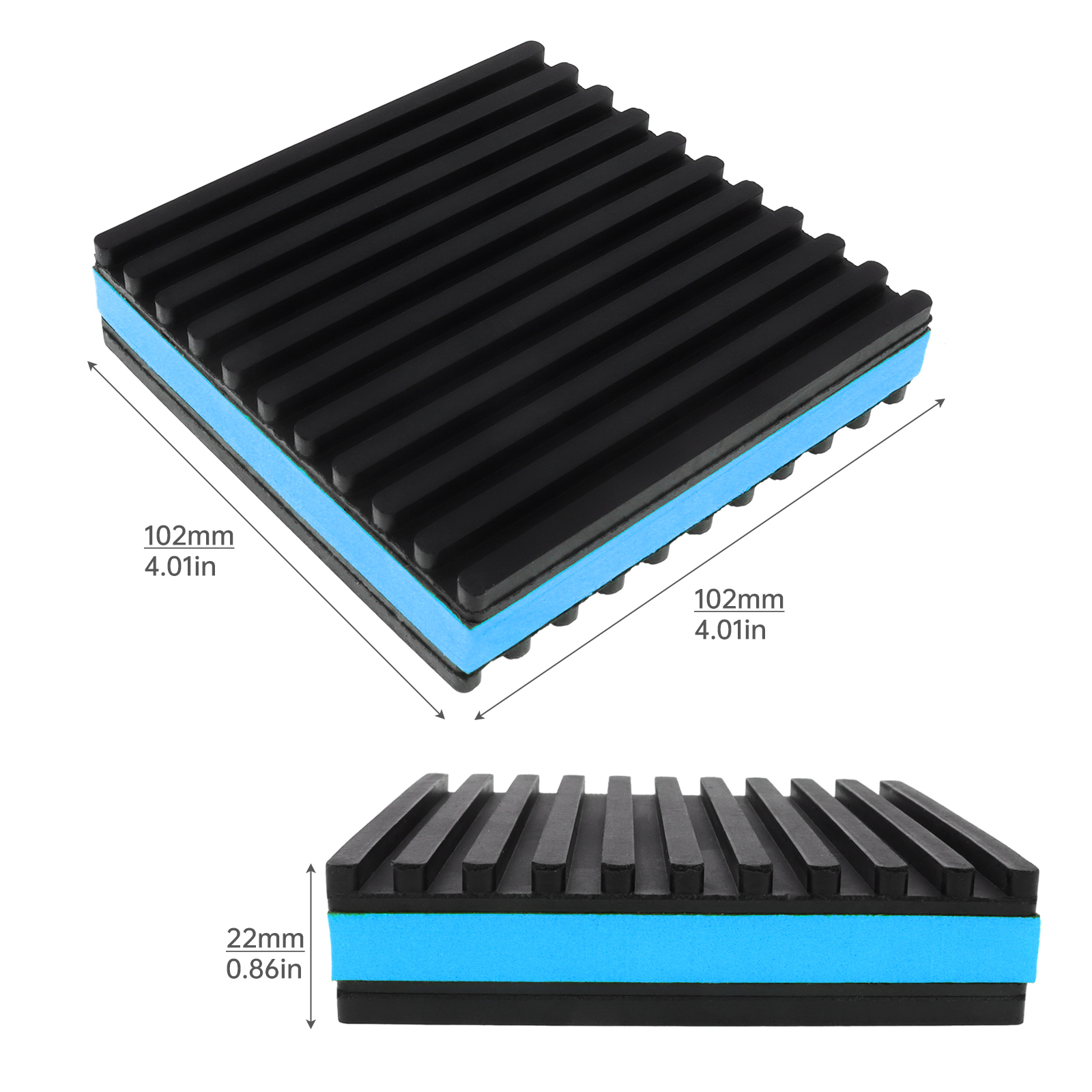 4pcs Rubber Anti-Vibration Pad - Outdoor Furniture Pads reseña y precio