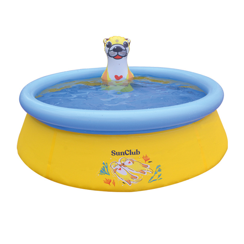 Round Inflatable Frame Pool Du - Inflatable Hot Tub reseña y precio