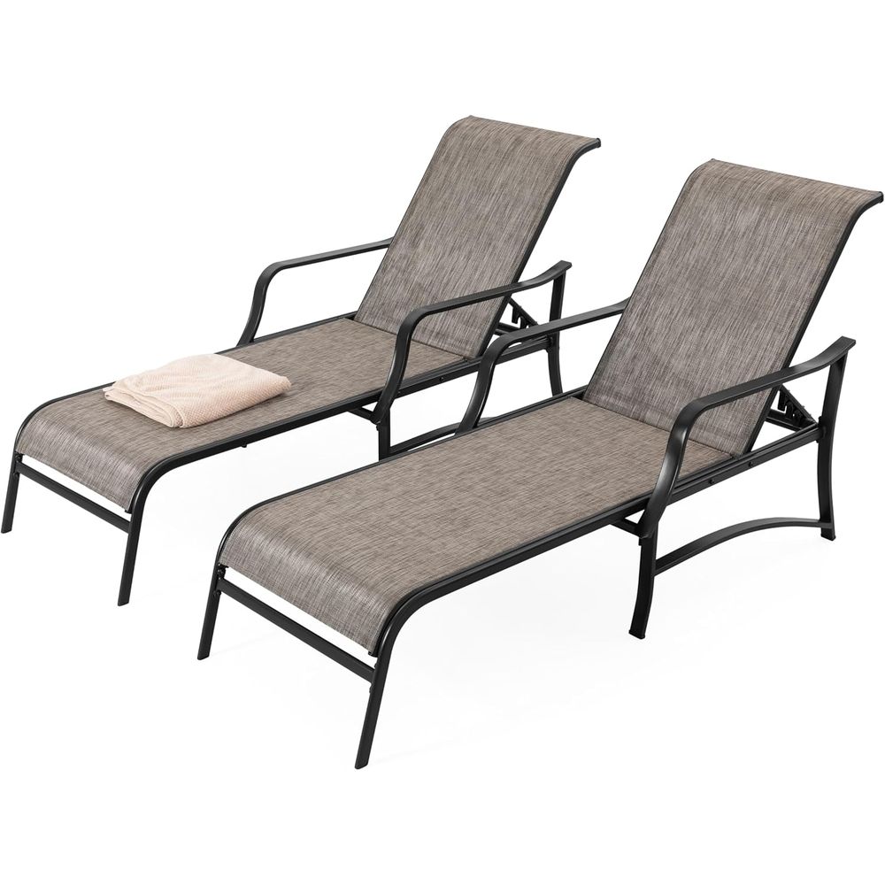 Outdoor Metal Lounge Chairs Se - Outdoor Furniture Lounge Set reseña y precio