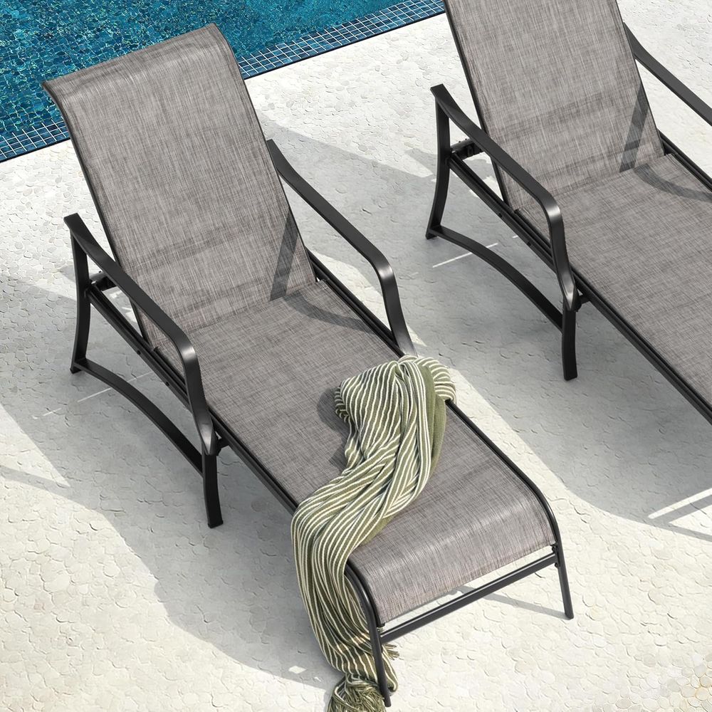 Outdoor Metal Lounge Chairs Se - Outdoor Furniture Lounge Set reseña y precio