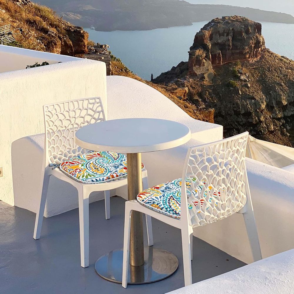 4 Pack Paisley Multi Indoor/Ou - Outdoor Furniture Pads reseña y precio