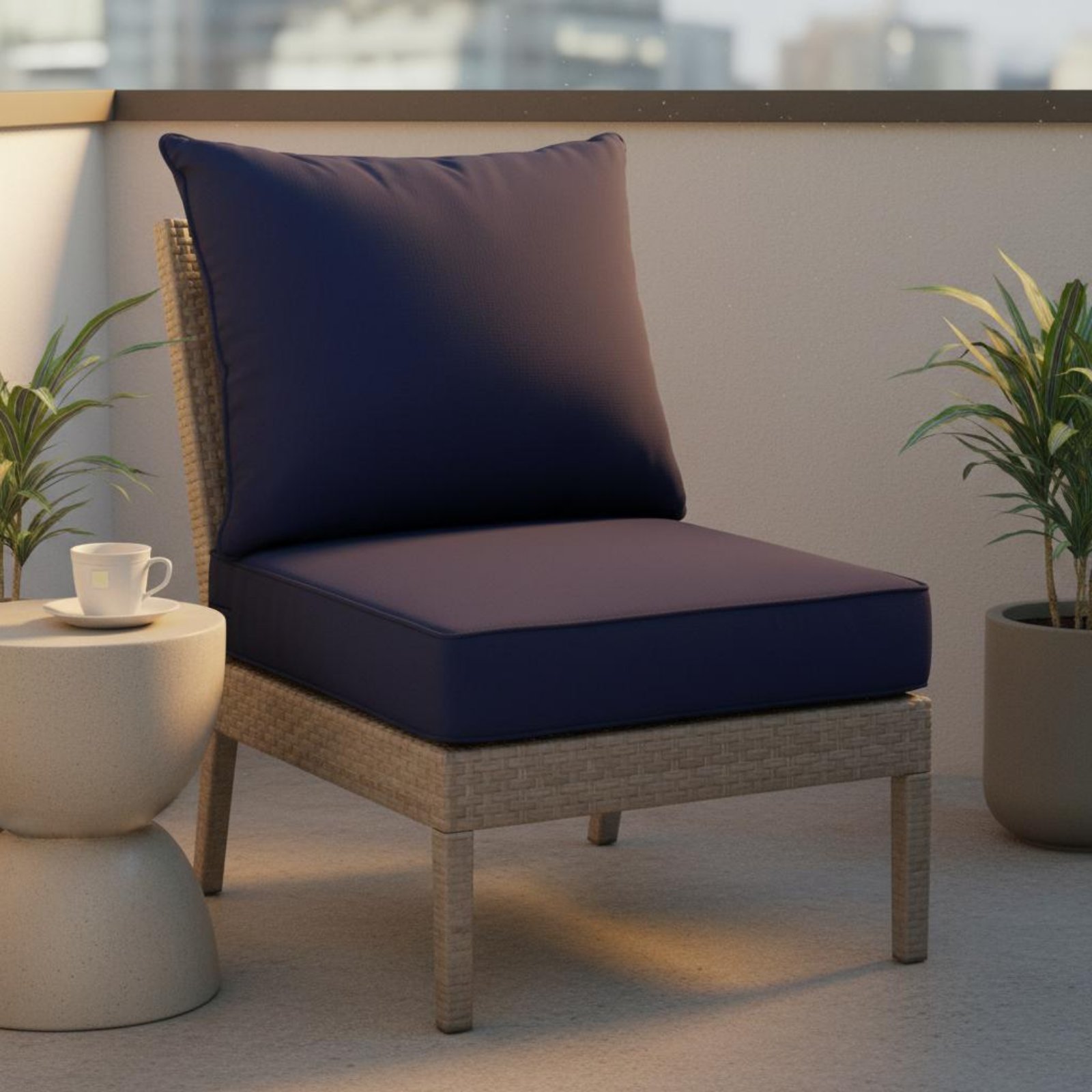 Patio Chair Pad Hidden Closure - Outdoor Furniture Pads reseña y precio