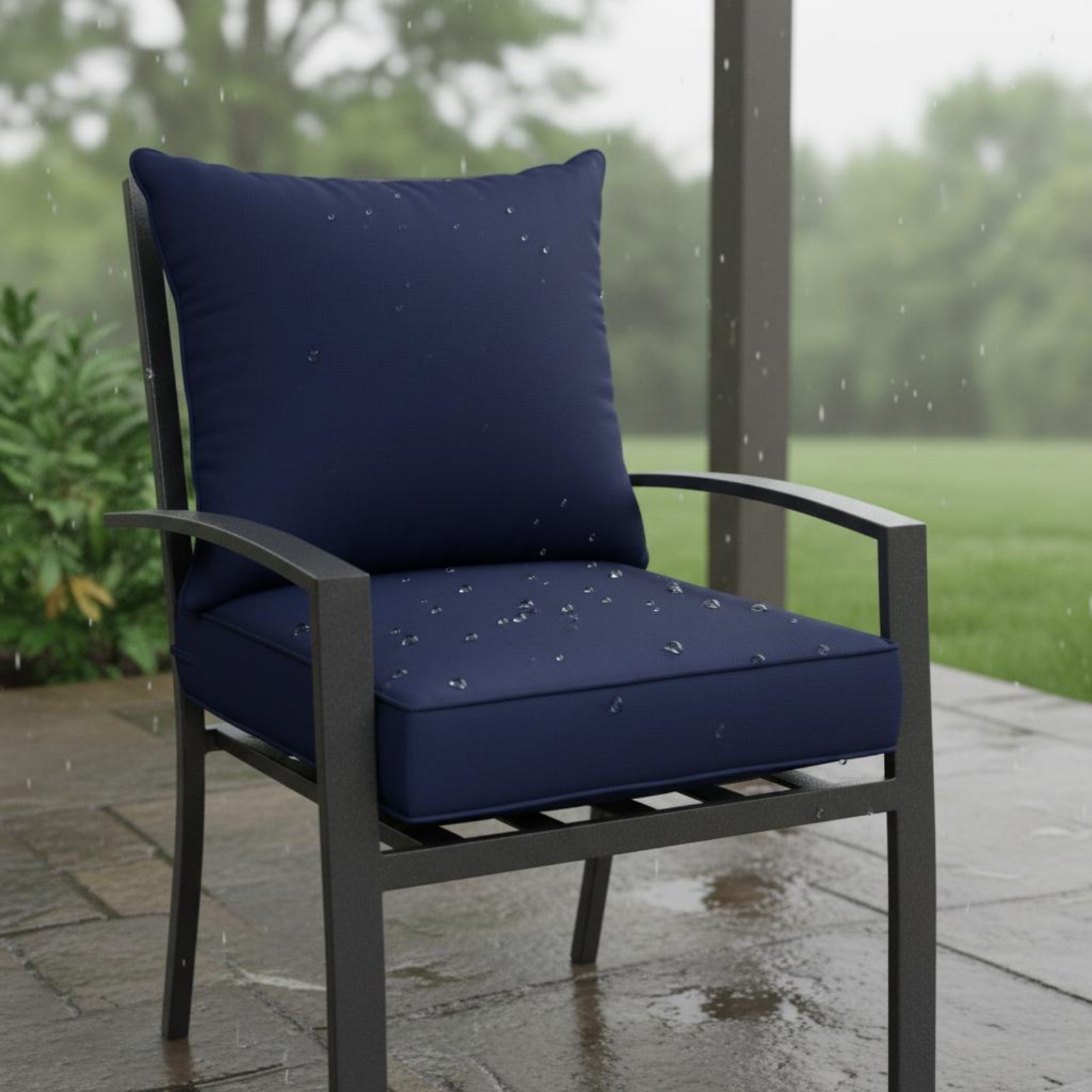 Patio Chair Pad Hidden Closure - Outdoor Furniture Pads reseña y precio