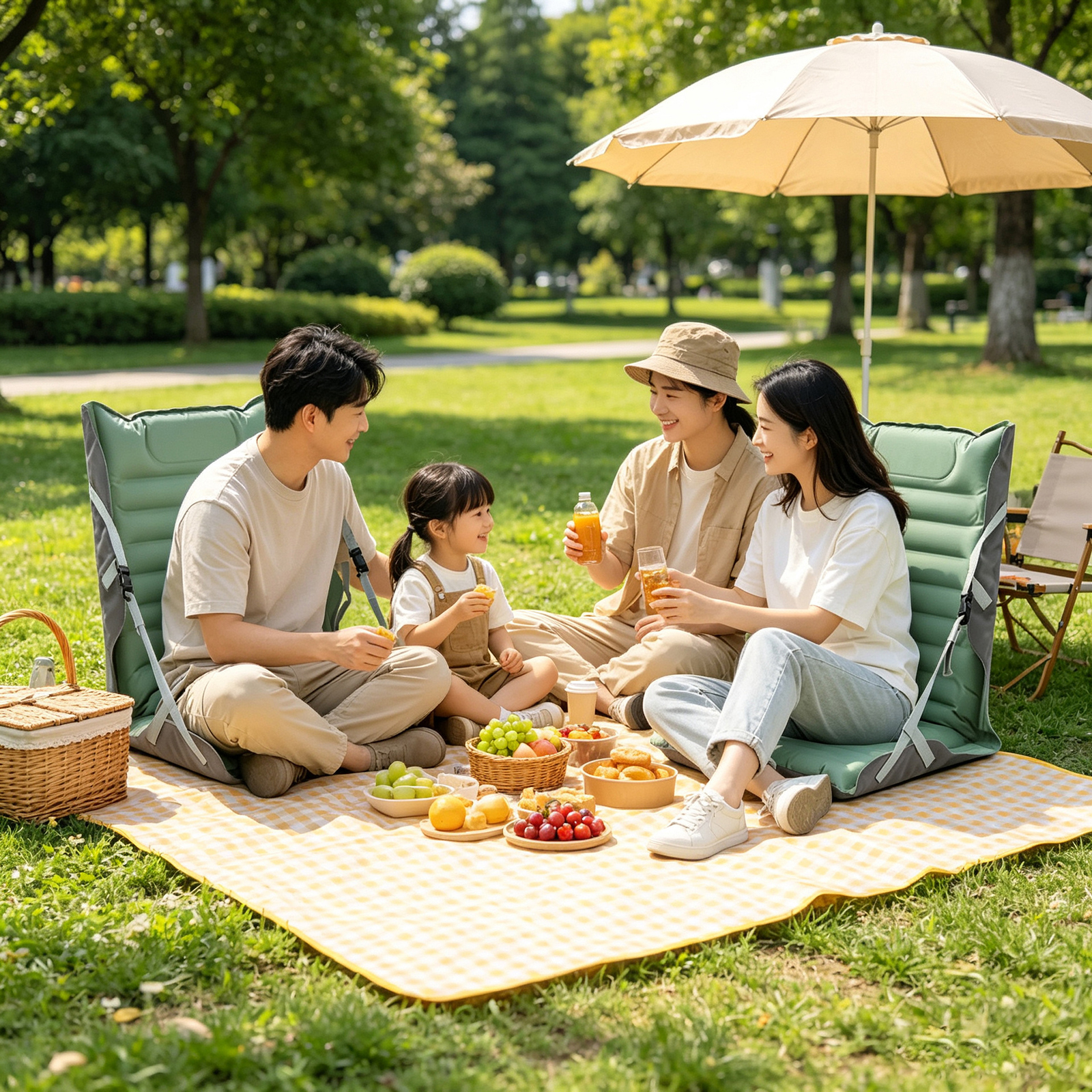 Inflatable Folding Seat Cushio - Outdoor Furniture Pads reseña y precio