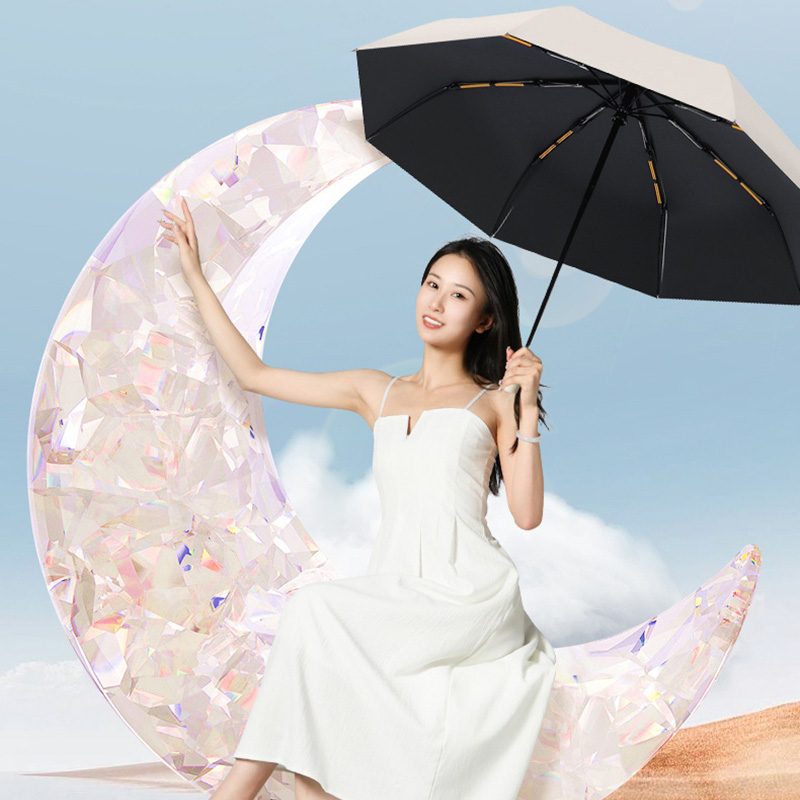 Automatic Umbrella 24 Bone Sol - Parasol Umbrella Large reseña y precio