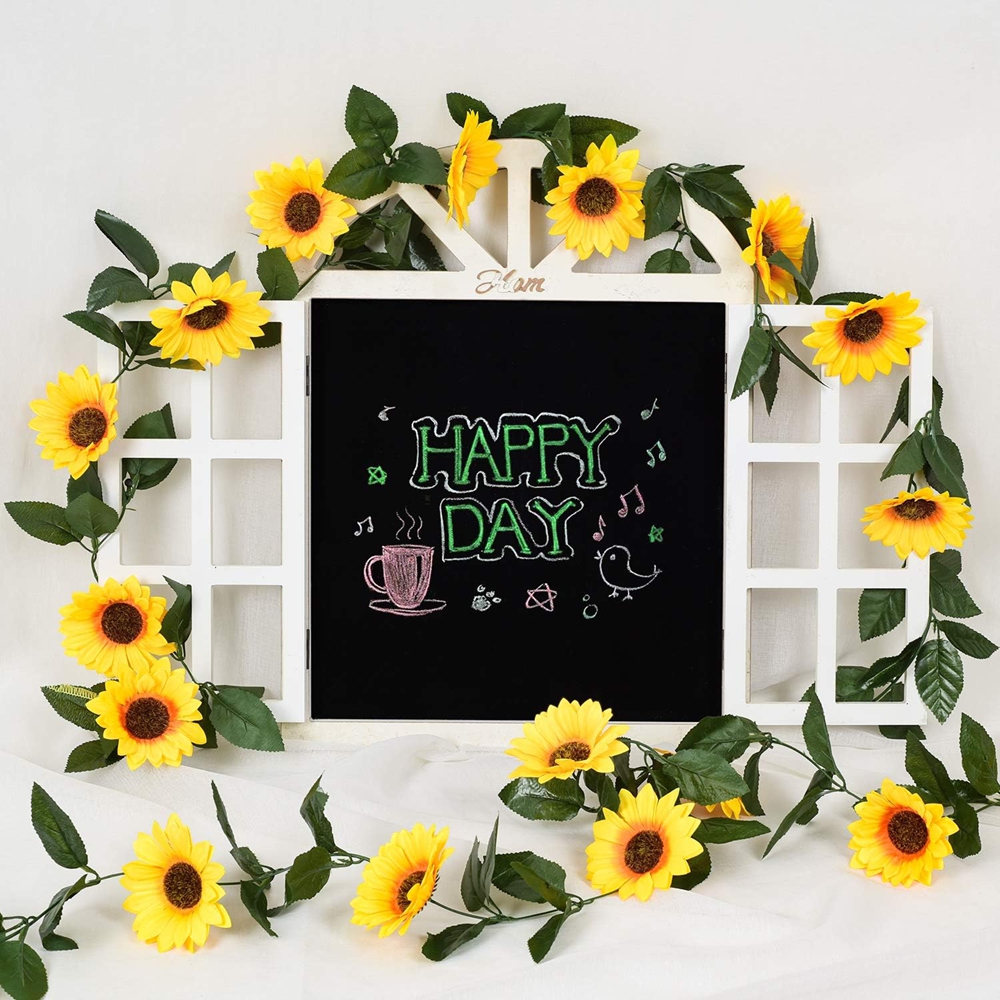 1/3PCS Artificial Flowers Sunf - Outdoor Furniture Cafe reseña y precio